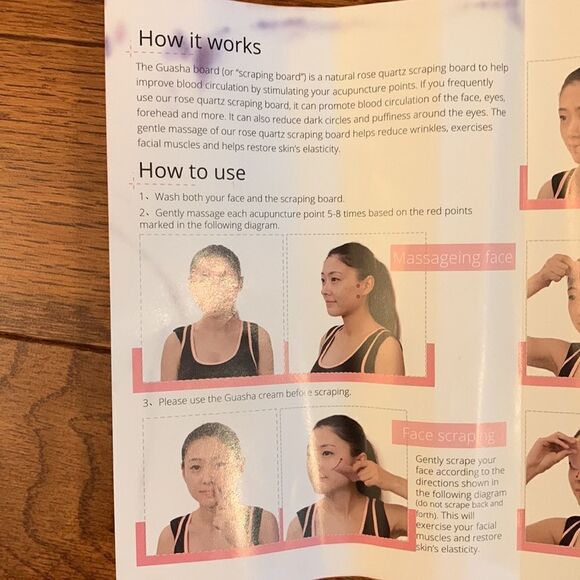 Rose Joice pearly quartz pink 3-pack facial set - Picture 2 of 6